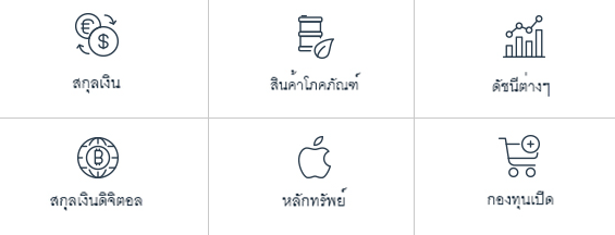 เครื่องมือการซื้อขายนับร้อย
